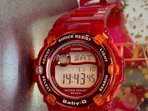 Baby G Shock watch, (LG) Women's watch, *VINTAGE* Hot Pink (Retail value $130)