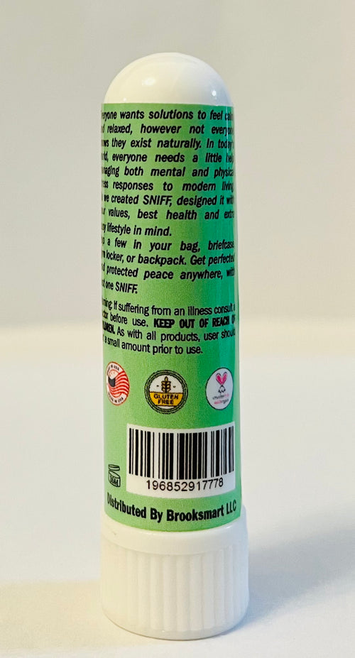 SNIFF - 100% Essential Oil Inhaler, Calm and Focus